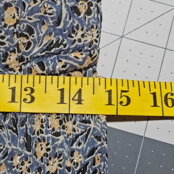 Anthropologie Women's Kira Off-Shoulder Blue Dress Cottage core Romantic Boho 8 - Picture 13 of 16